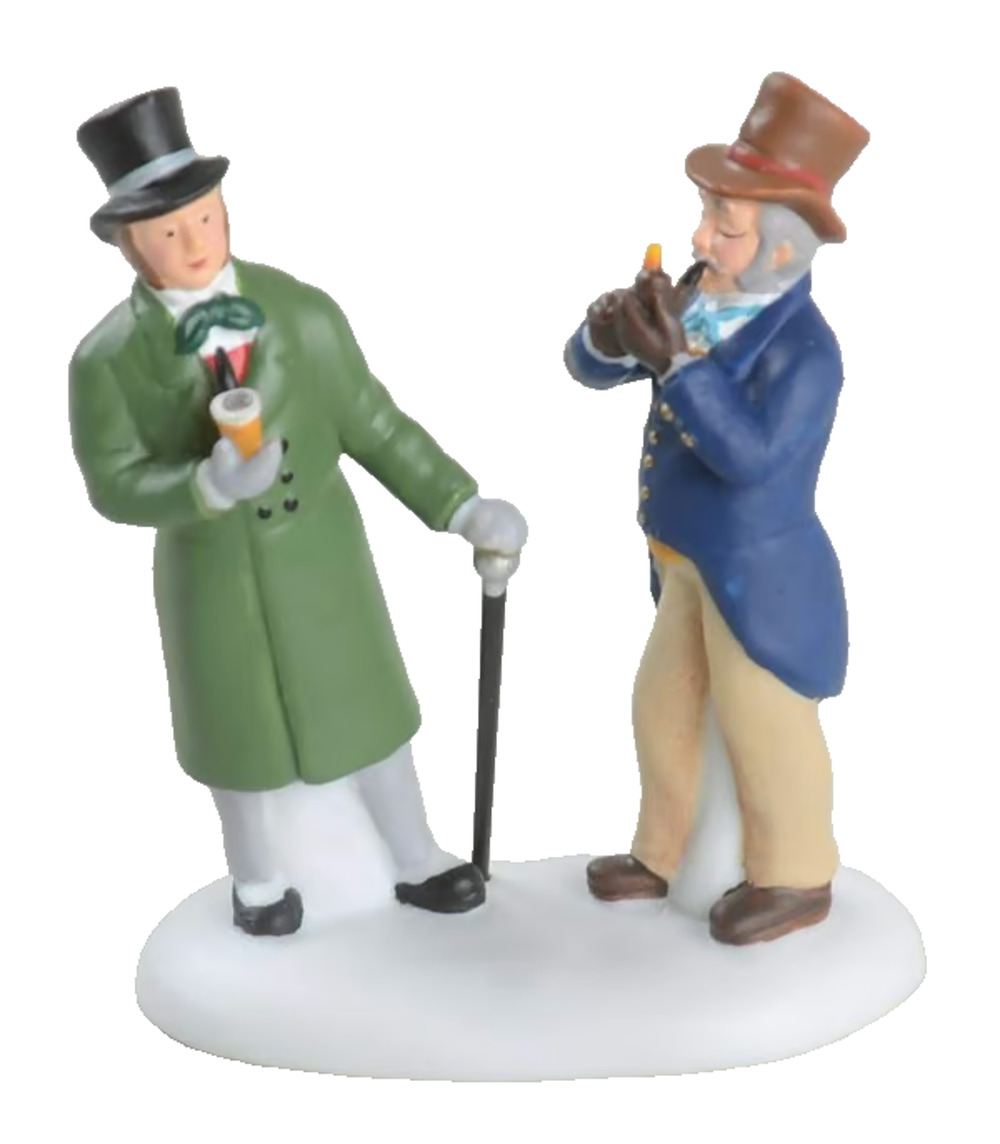 Department 56 Dickens Village Pausing For A Leisurely Pipe Figure 56.58437